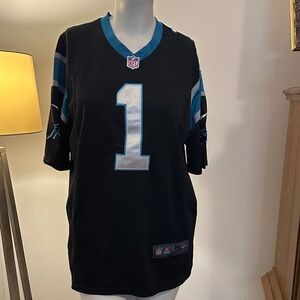 NFL Black and Gray Jersey with Logo